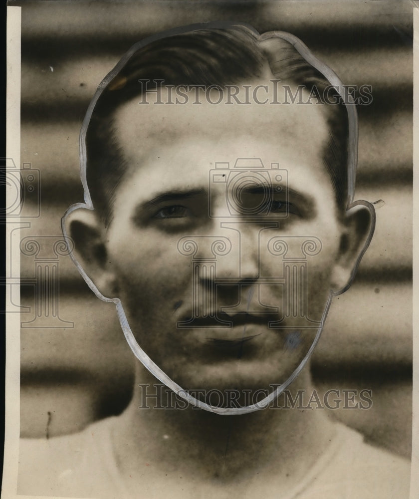 1928 Press Photo Ed Hamm at a track meet - net03761- Historic Images