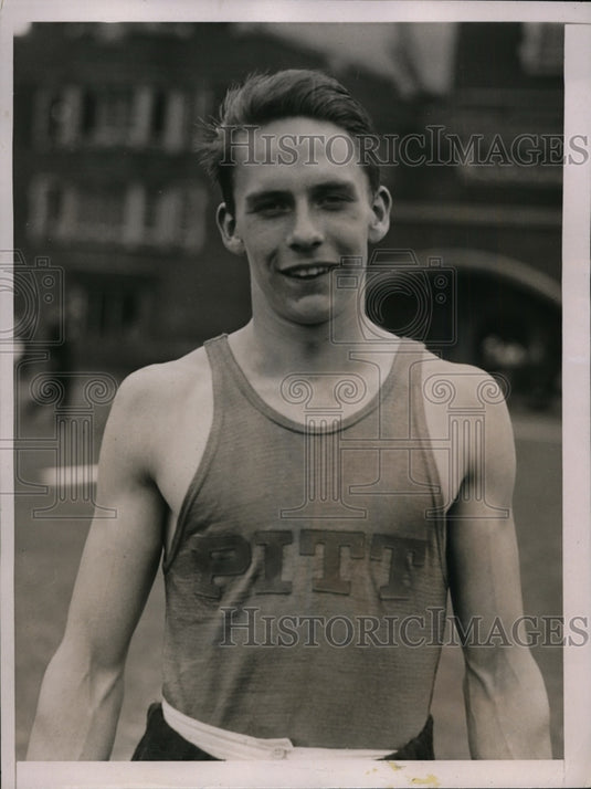 1936 Press Photo Edgar Mason won 100 & 220 meters dash at IC4A in PA - net04040- Historic Images