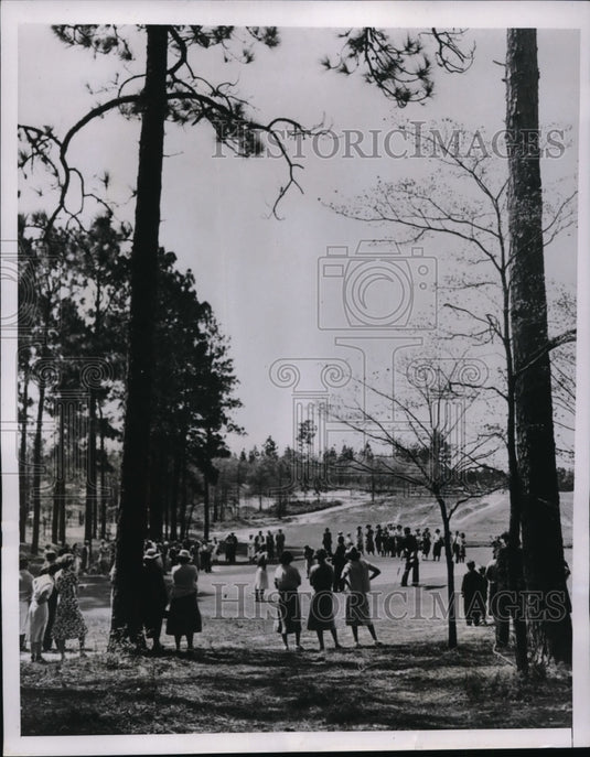 1938 Press Photo Estelle Lawson Page in North & South Open Pinehurst NC- Historic Images