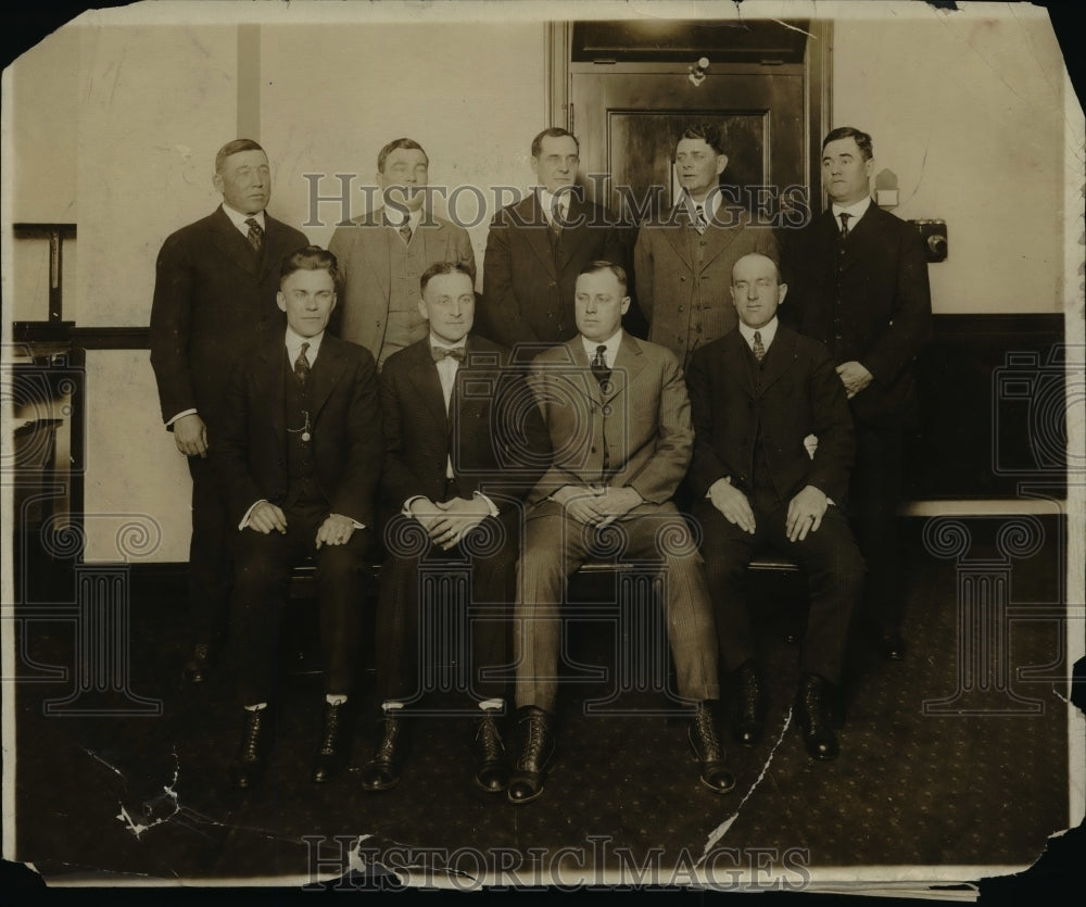 1919 Press Photo President Chivington &amp; US Assn of Umpires, JA Murray- Historic Images