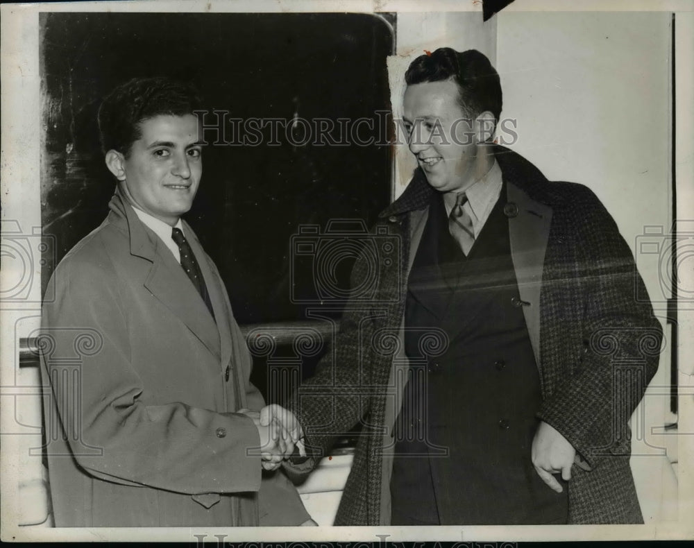 1938 Press Photo Golfers Frank Straff and Raymond Edward Billows - net04594- Historic Images