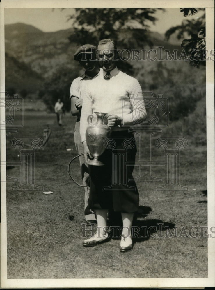 1930 Press Photo Robert McCrary, Jimmy Manion Trans Mississippi golf - net05926- Historic Images