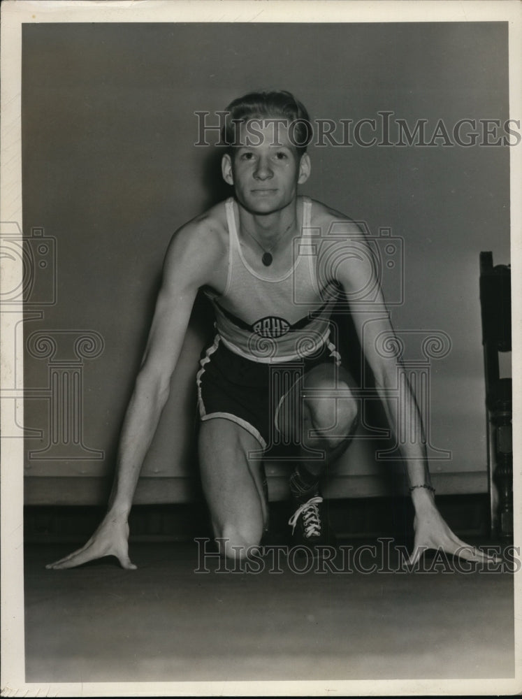 Press Photo Rocky River High School track star Ray Deeks - net07426- Historic Images