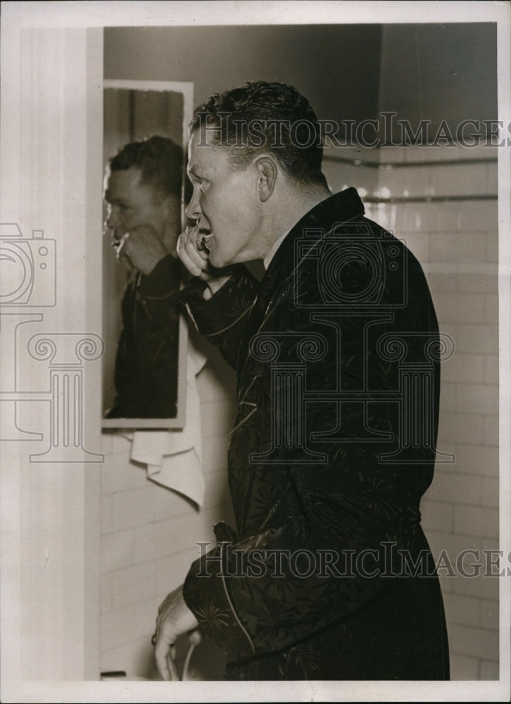 1937 Press Photo New York Yankees minor league pitcher Spurgeon Chandler- Historic Images