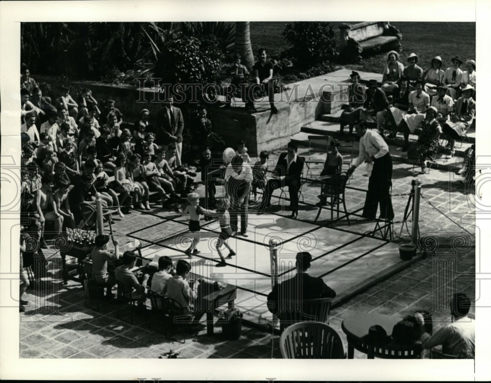1938 Press Photo Child boxers Jake Morgan vs Dick Messendorf in Florida- Historic Images
