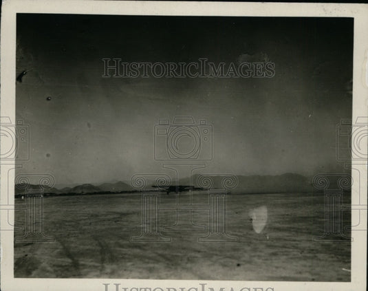 1929 Press Photo Mexican federal airplane ready for a takeoff at an airport- Historic Images