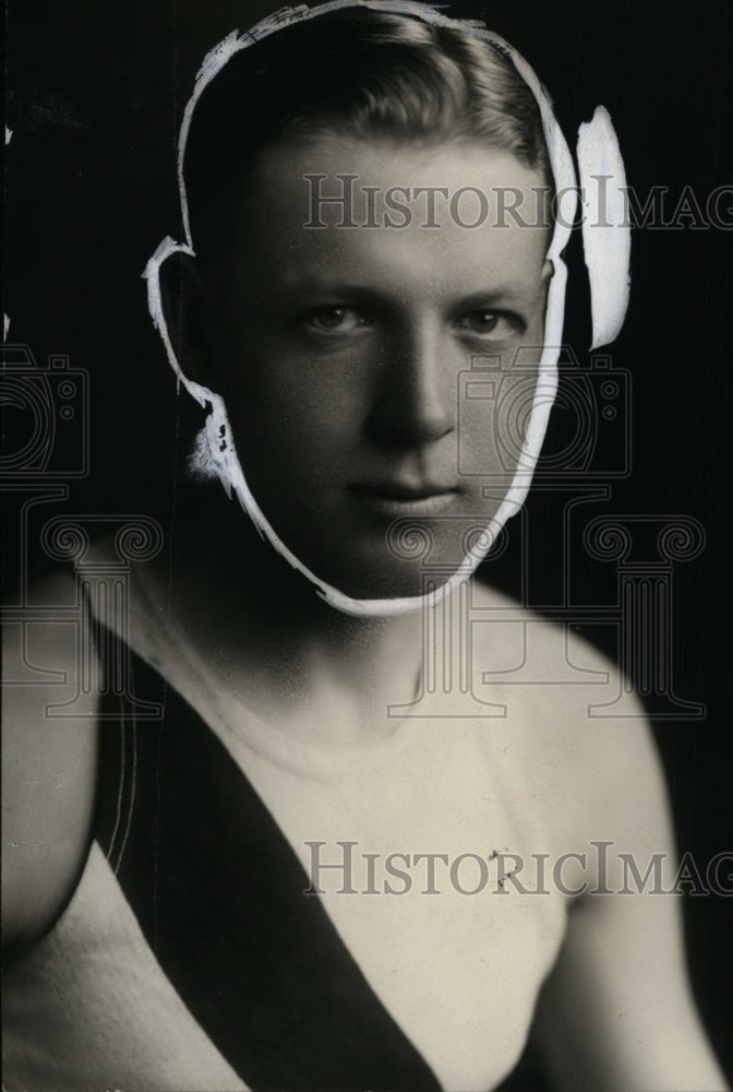 1929 Press Photo David Abbott University of Illinois distance runner - net11384- Historic Images