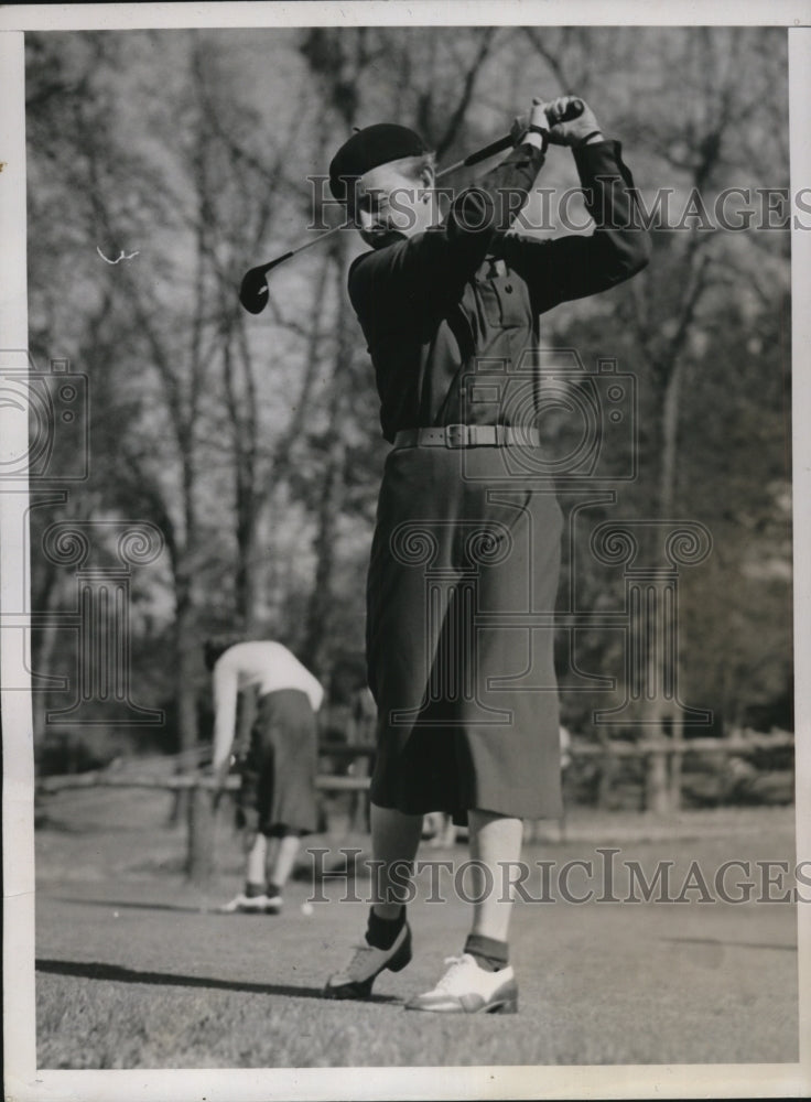 1938 Press Photo Mrs Worth Curtis Aiken SC Invitation four ball golf - net12237- Historic Images