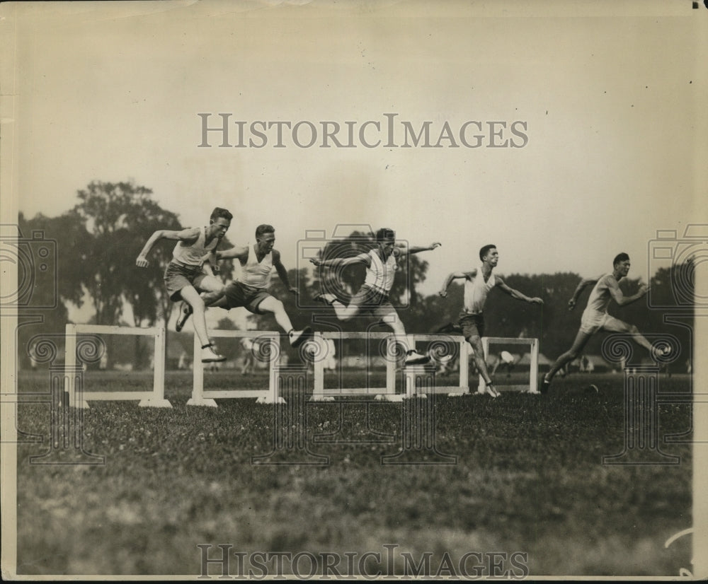 1929 Press Photo West Point track Nunn, Johnstone, Gregory, Sherian - net12379- Historic Images