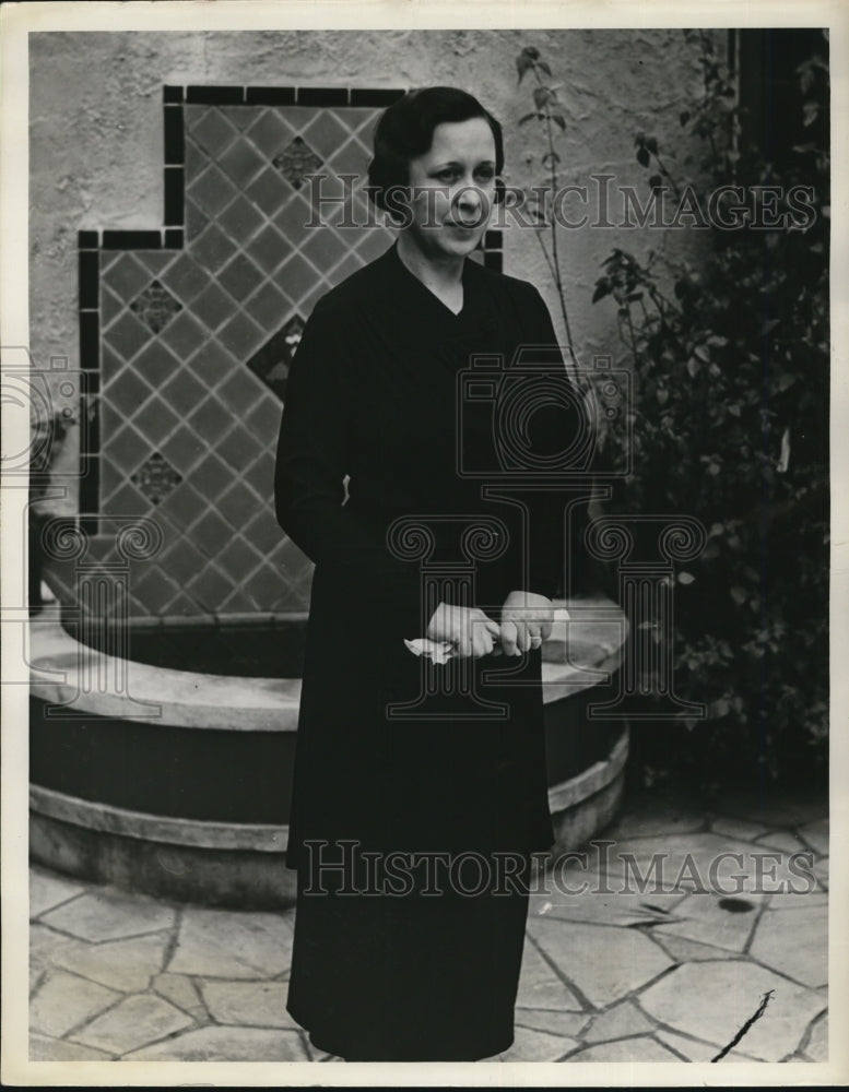 1936 Press Photo Mrs Huey P Long widow of LA Governor to serve his term- Historic Images