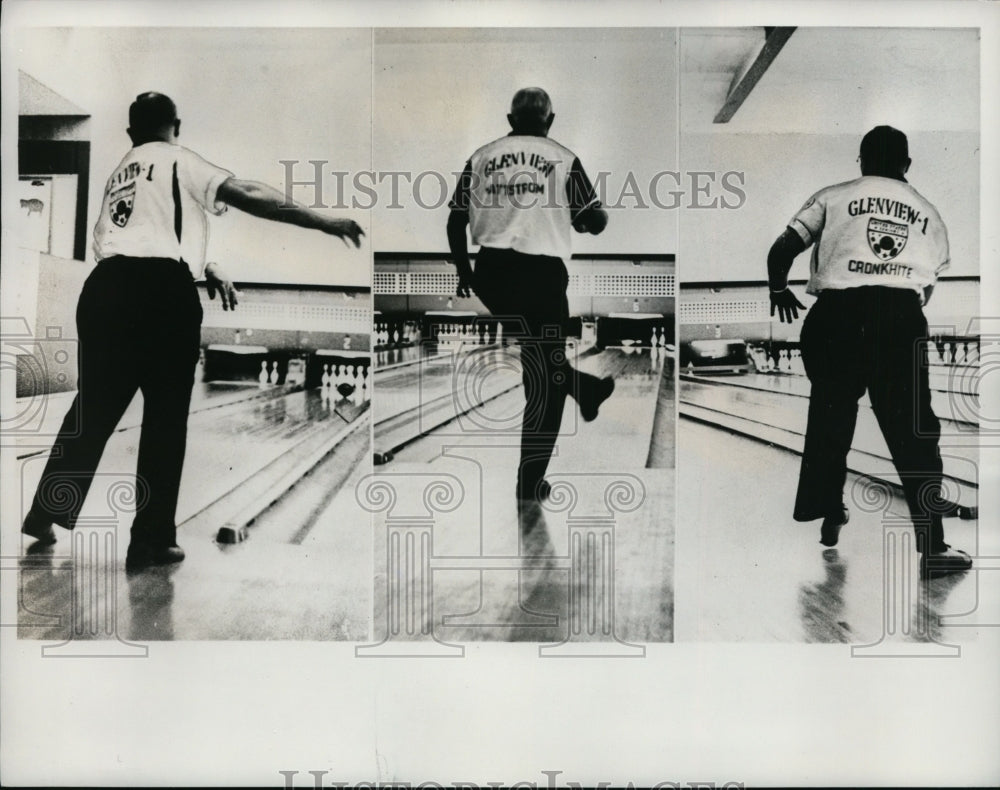 1961 Press Photo US Senior Bowling Association tournament at Skokie Ill- Historic Images