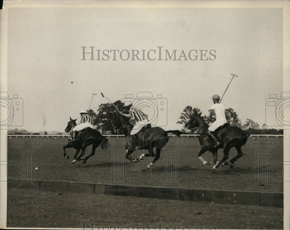 1929 Press Photo Army plays polo at Rumson New Jersey vs Greentrees - net13829- Historic Images