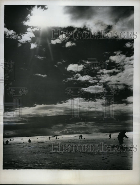 1962 Press Photo Walden Colorado & fishermen on Lake John - net13997- Historic Images