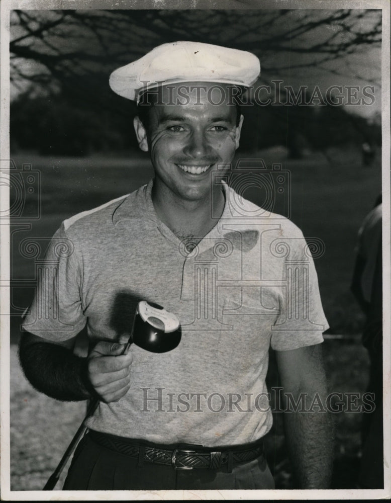 1952 Press Photo Golfer Jimmie Lee of Sharon PA at a Cleveland Ohio event- Historic Images