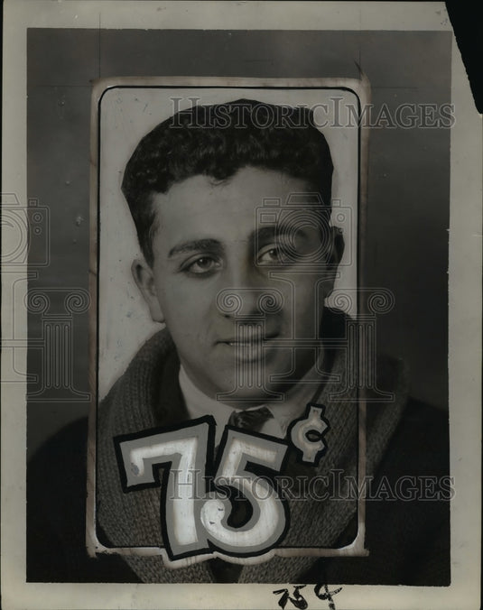 1936 Press Photo Johnnie Schwartz in winter clothing - net17217- Historic Images
