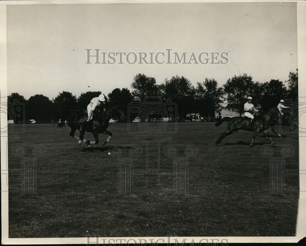 1930 Press Photo Polo game of Blues vs Whites at Meadowbrook NY - net17730- Historic Images