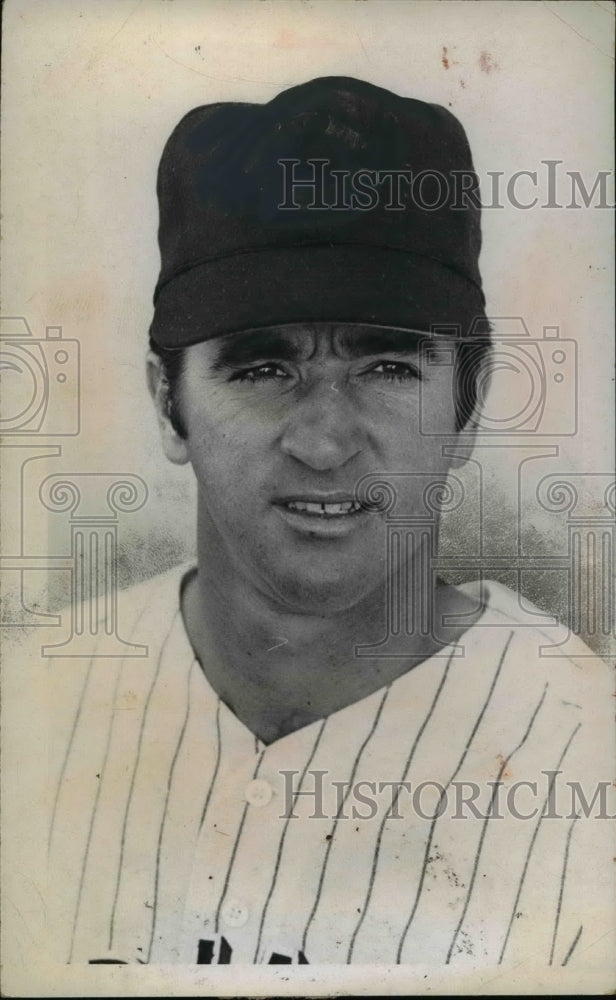 1970 Press Photo Cleveland Indians infielder Larry Brown - net21362- Historic Images