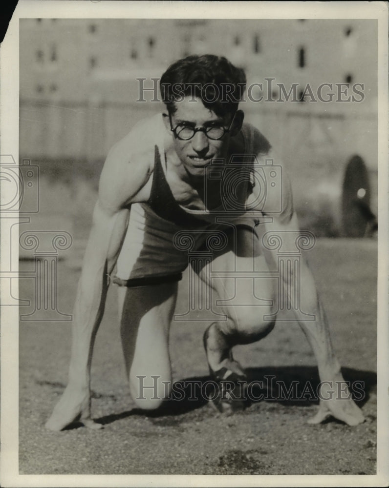 1927 Press Photo Hayard Sisson OAC track mile runner at a meet - net21536- Historic Images