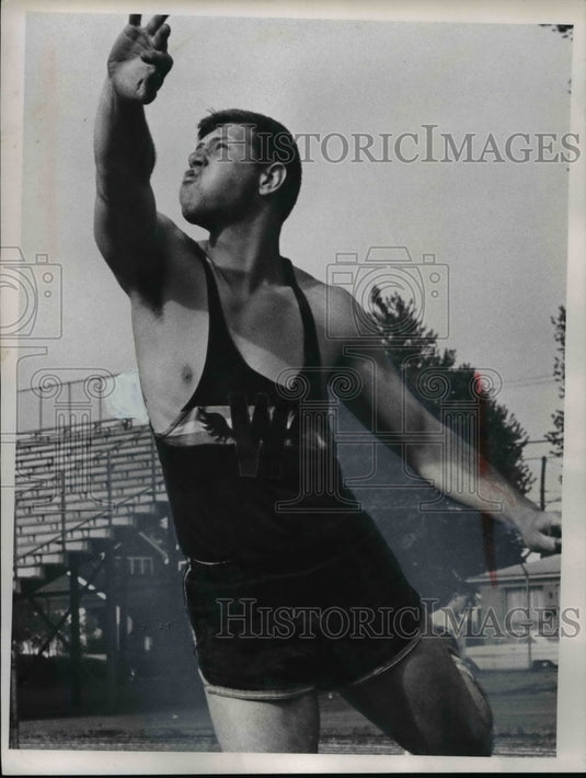1965 Press Photo Rick Vidmac od Warrensville Ohio track team - net21542- Historic Images