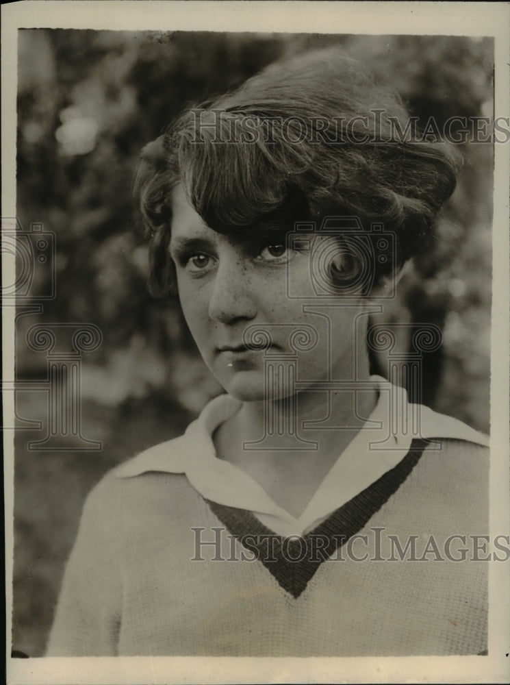 1924 Press Photo Ohio women&#39;s singles tennis champion Clara Louise Zinke- Historic Images
