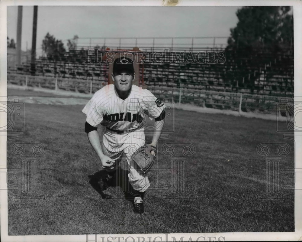 1958 Press Photo Cleveland Indians baseball player Carroll Hardy - net23851- Historic Images