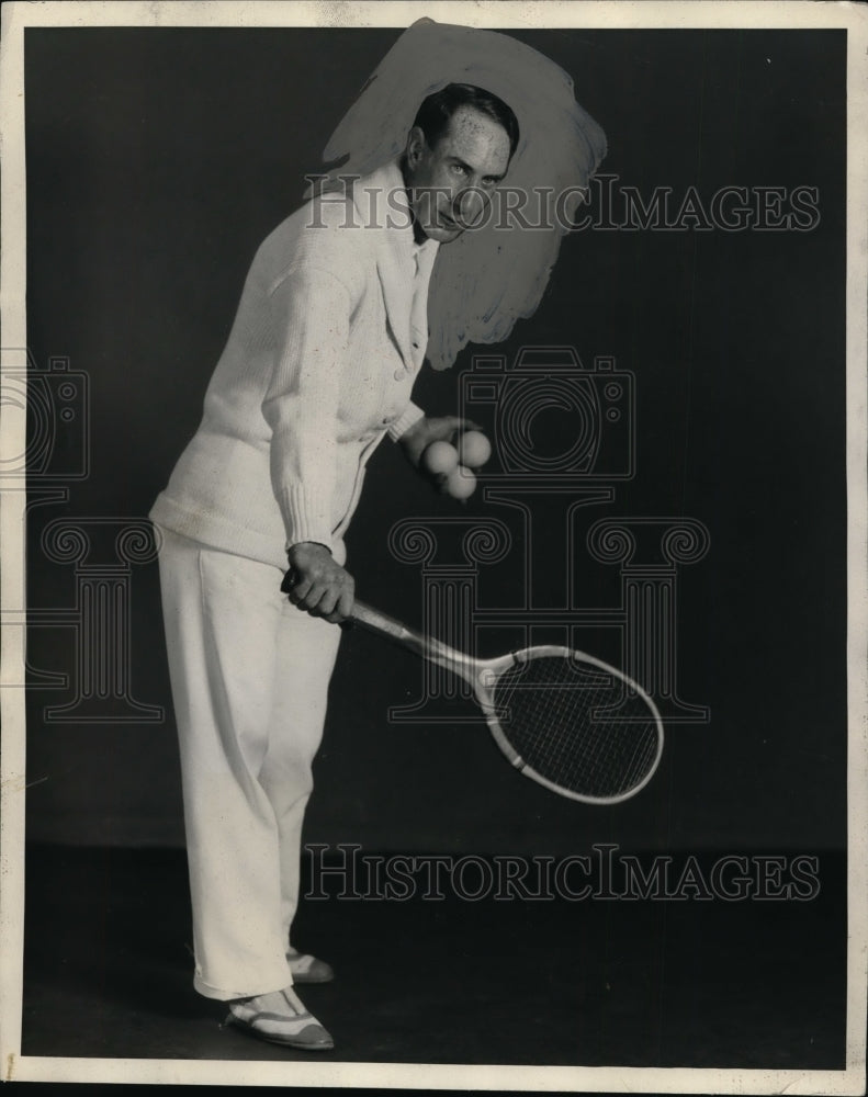 1926 Press Photo Tennis Pplayer Sterling M Russell og Garfield Ohio - net25049- Historic Images