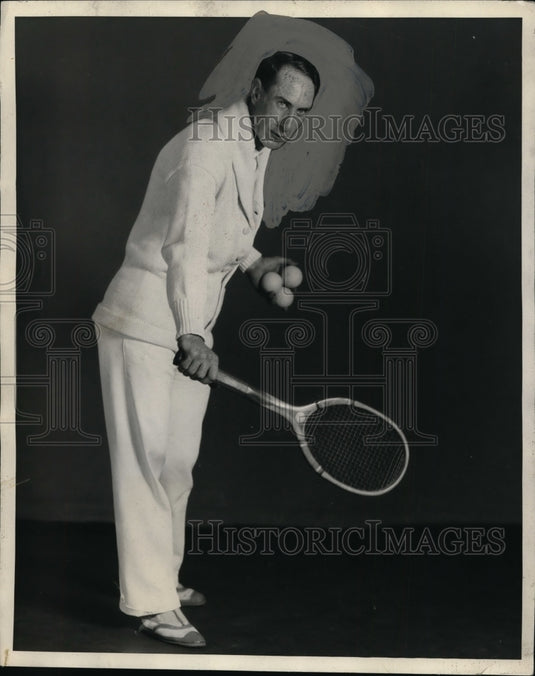 1926 Press Photo Tennis Pplayer Sterling M Russell og Garfield Ohio - net25049- Historic Images