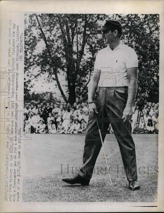 1965 Press Photo Gene Littler in the Canadian Open at Toronto Canada - net25703- Historic Images