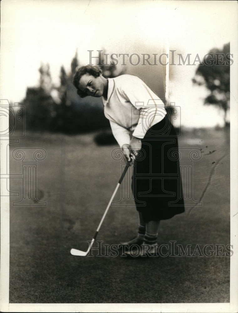 1935 Press Photo Golfer Patty Berg of Minneapolis, MN - net25880- Historic Images