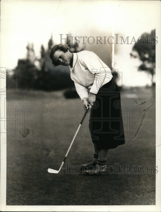 1935 Press Photo Golfer Patty Berg of Minneapolis, MN - net25880- Historic Images