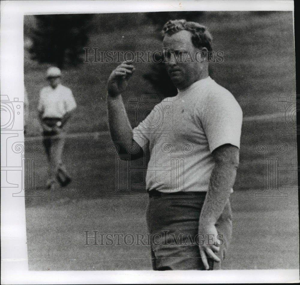 1969 Press Photo Golfer Bob Murphy on a tournament course - net26059- Historic Images