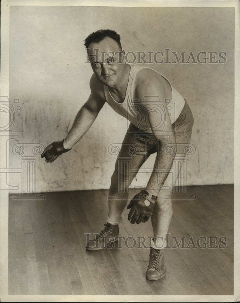 1930 Press Photo Harold Scovill For Singles-Handball - net26583- Historic Images