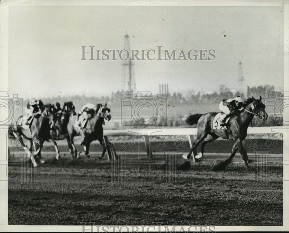 1940 Press Photo Viscounty, Hysterical, Specify, Joy Bpy at Inglewood CA race- Historic Images