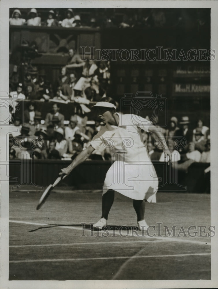 1931 Press Photo The Champion of the Women&#39;s Singles Championship - net27059- Historic Images