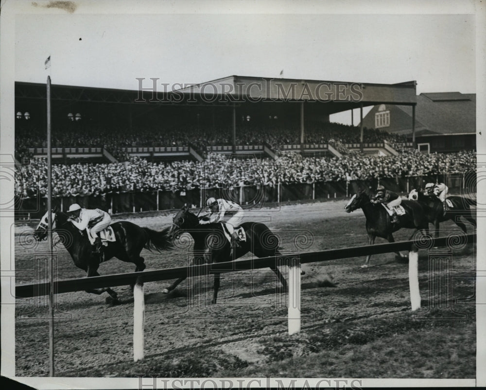 1935 Press Photo Jamaica races in NY Lawmaker, Bright Don, Nankin - net27712- Historic Images