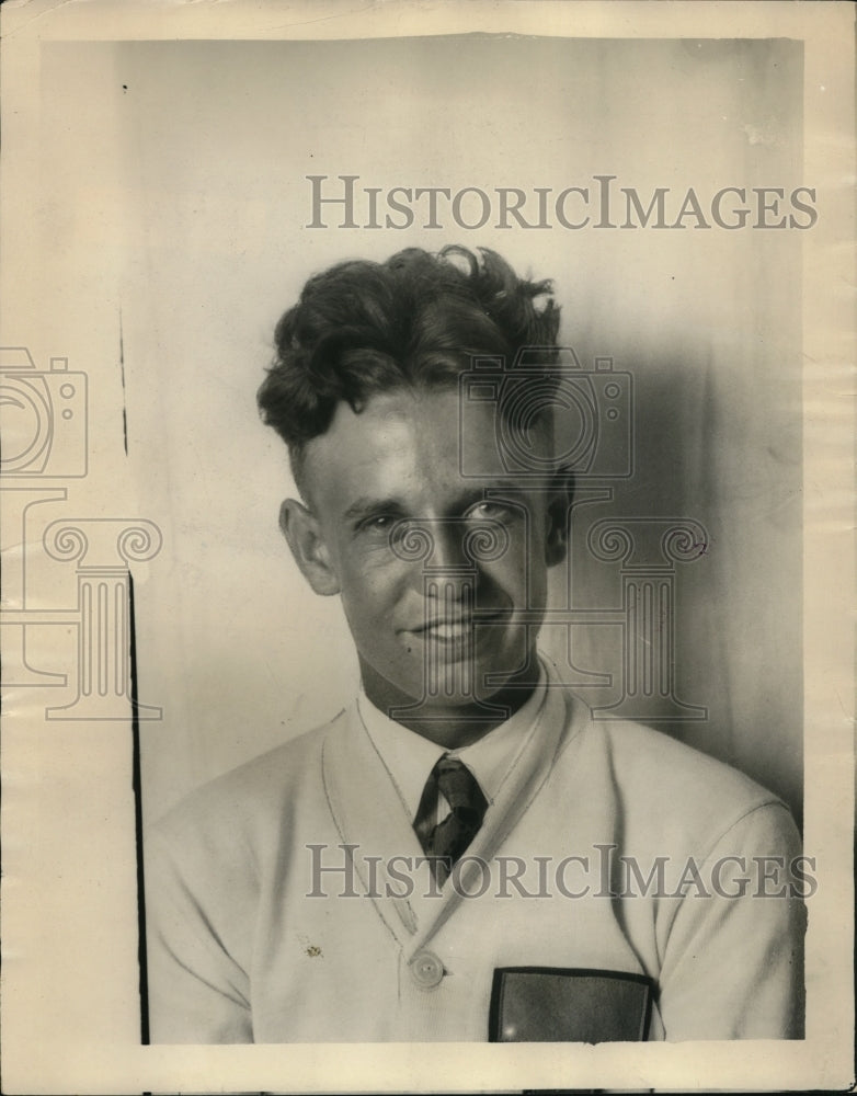 1926 Press Photo Alden Bixby Press Junior Tennis champion - net29078- Historic Images