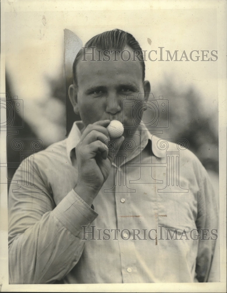 1940 Press Photo Golfer Leland Wilcox - net34843- Historic Images