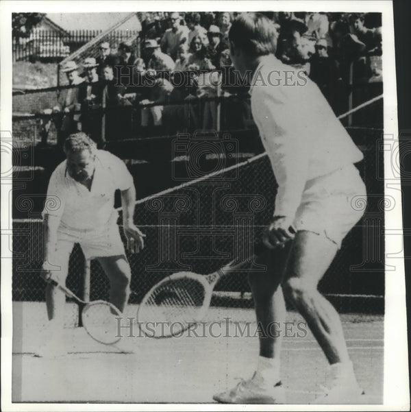 1969 Press Photo Heart Transplant Patient Pieter Smith & Rod Laver Play ...