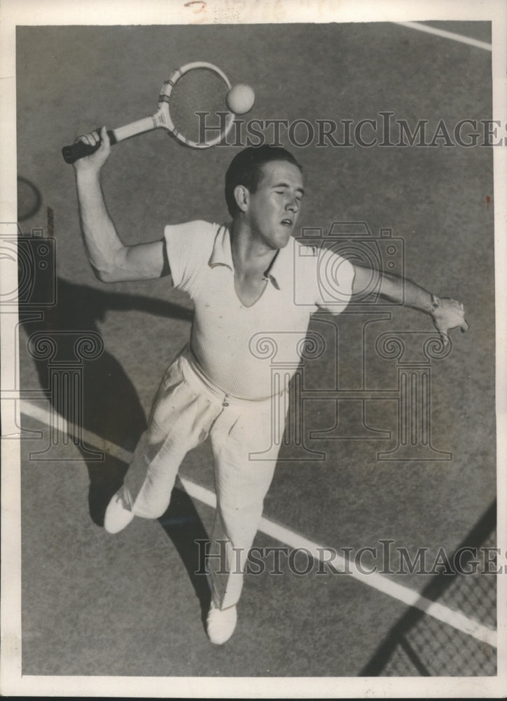 1936 Press Photo Arthur Hendrix at New Orleans Sugar Bowl Invitation Tournament- Historic Images