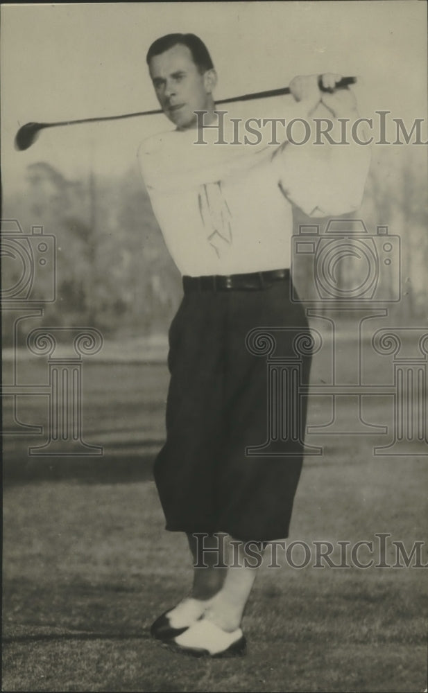 1930 Press Photo Jack Westland, Chicago French Amatuer Champion - net35514- Historic Images