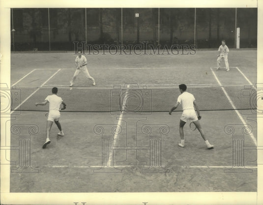 1938 Press Photo Gadnar Mulloy & George Tolley at Miami Biltmore Mens champs- Historic Images