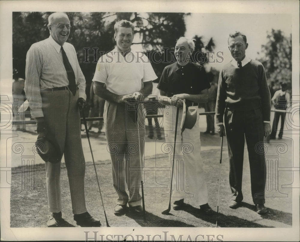 1936 Press Photo Attorney General of U.S. Among Those Competing in Golf Tourney- Historic Images