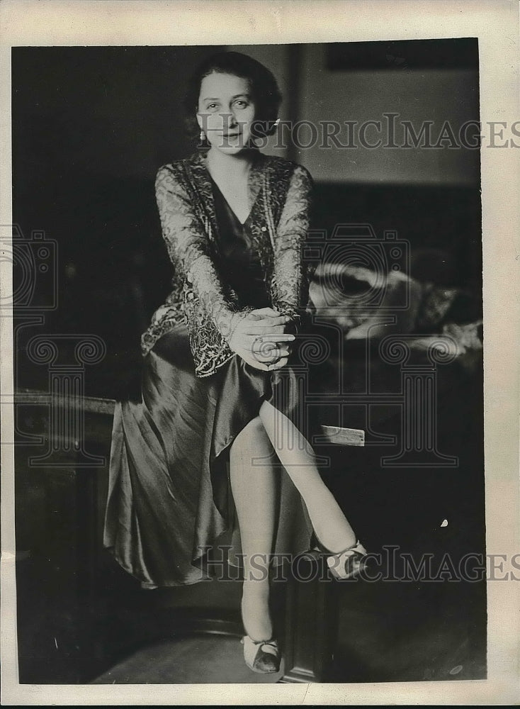 1932 Press Photo Louise Margotte, Actress - nex00660