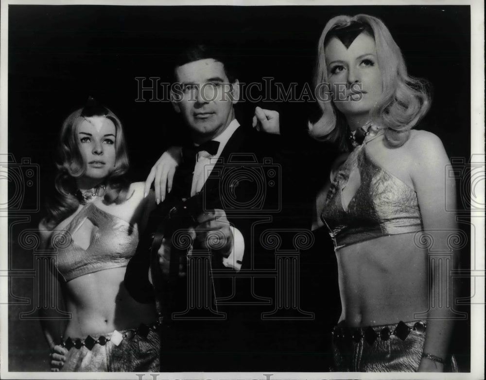 1968 Press Photo Harald Oie,Elisabeth Krabbe, Toril Kleivdal, "Youth 68"