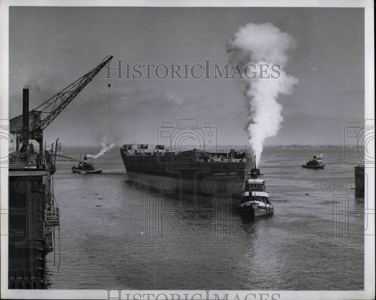 1957 Press Photo Alexander T. Wood Motor Vessel