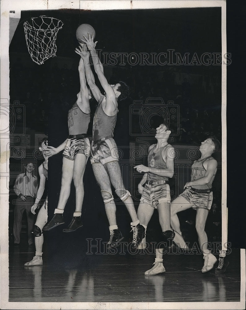 1938 Press Photo Bloom and Henderson of Temple, Scherer and Scott of Pittsburgh