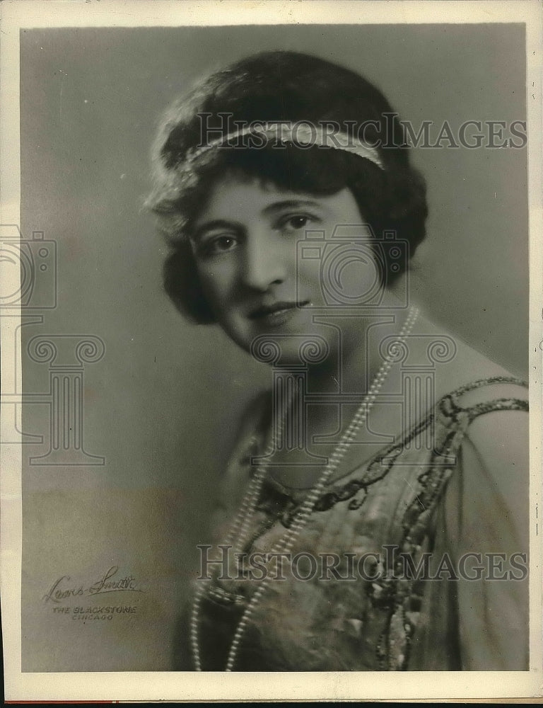 1926 Press Photo Blandhe Da Costa, Protege of Madame Schuman-Heink, Opera Singer