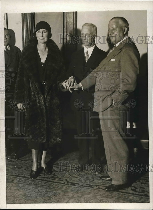 1931 Press Photo British Duke Manchester & Kathleen Dawes wedding in Greenwich