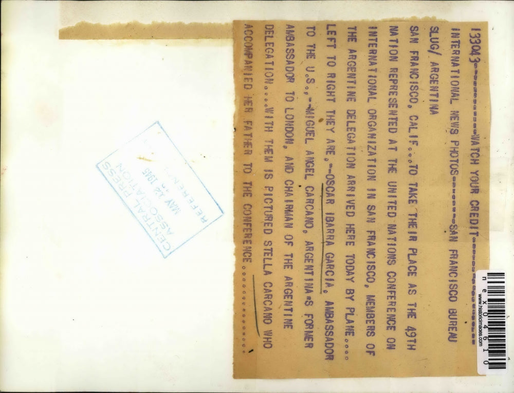 Press Photo Oscar Ibarra Garcia Ambassador to U.S. Argetnina - nex04610