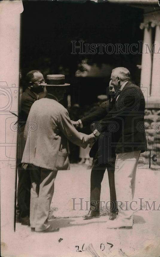 1920 Press Photo Warren G. Harding with New York Delegates - nex05561